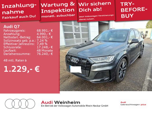 Audi Q7 50 TDI Black-Paket S-Line Matrix-LED 7-Sitzer