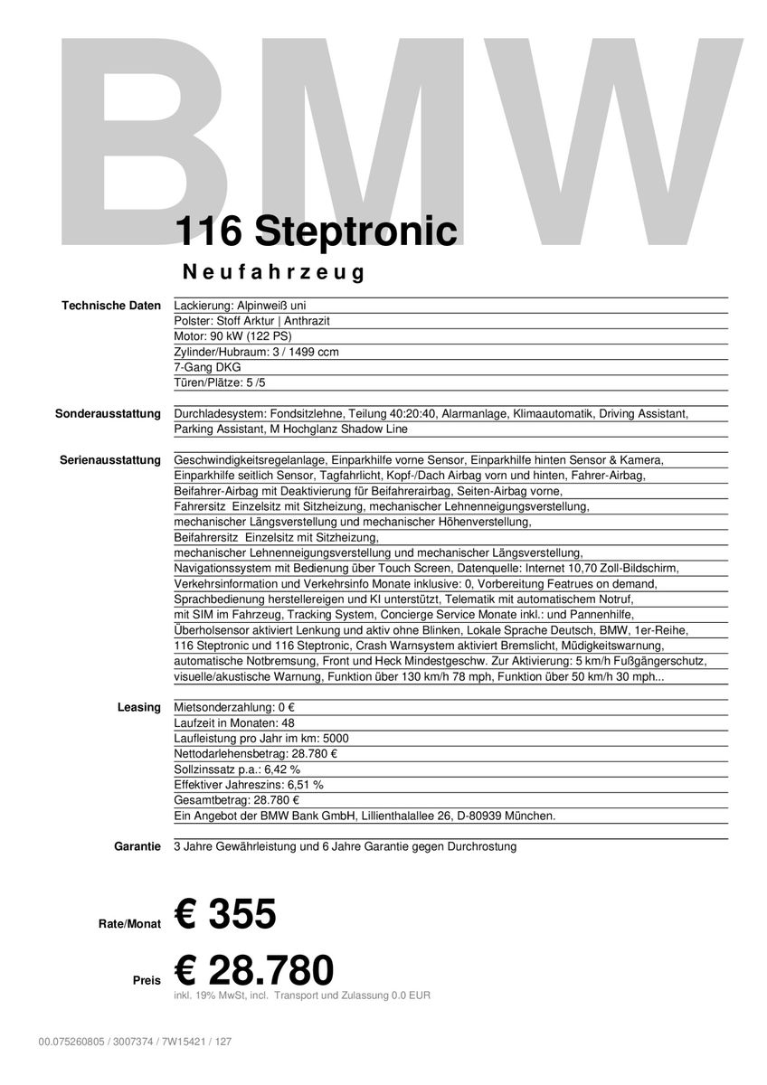 BMW 116 - Bild 5