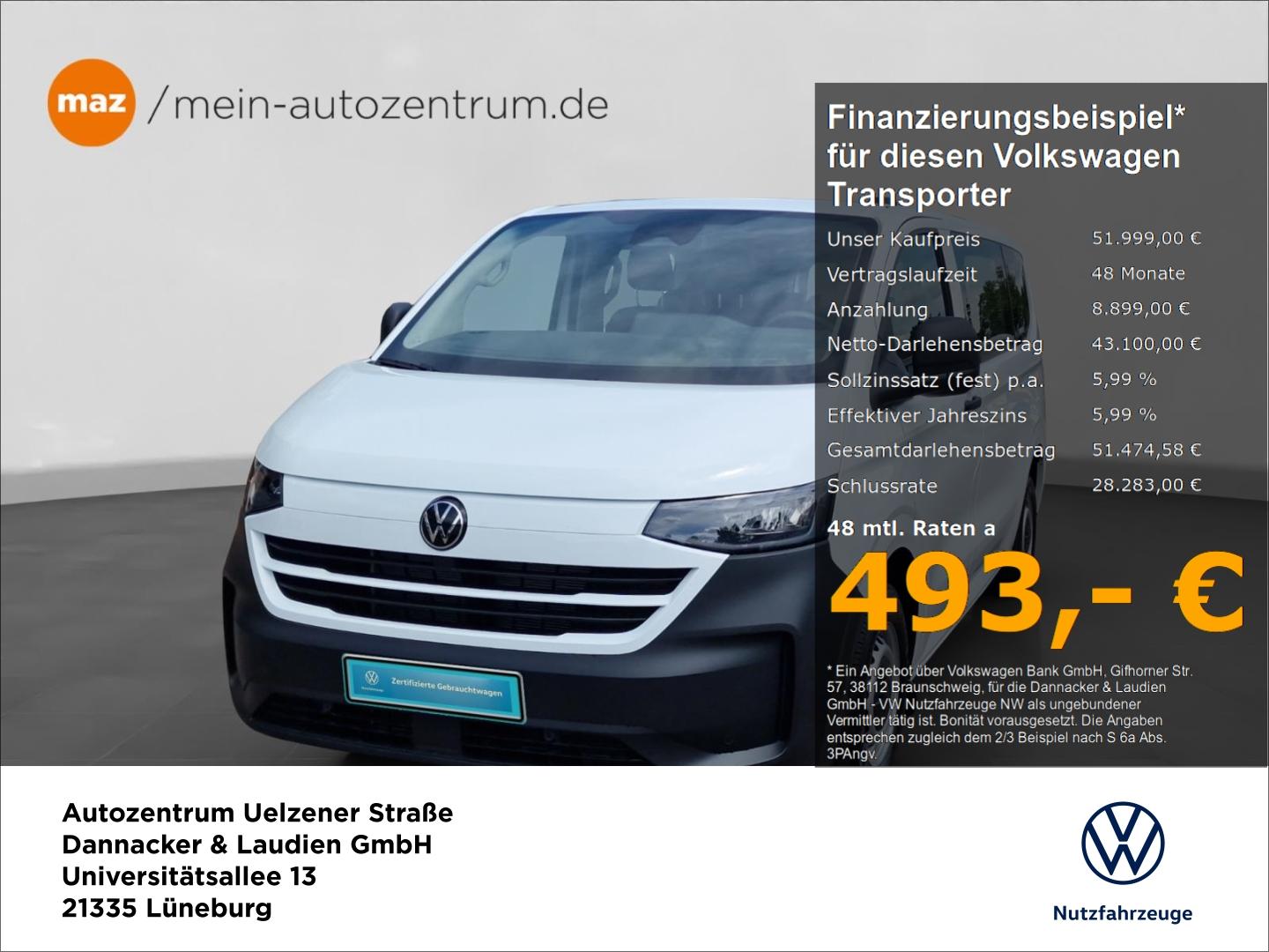 Volkswagen Transporter Kombi Motor  2,0 l TDI 110 kW Getrie