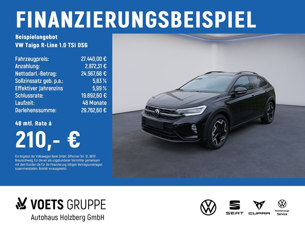 Taigo R-Line 1.0 TSI DSG GJR+AHK+ACC+KAMERA+NAVI