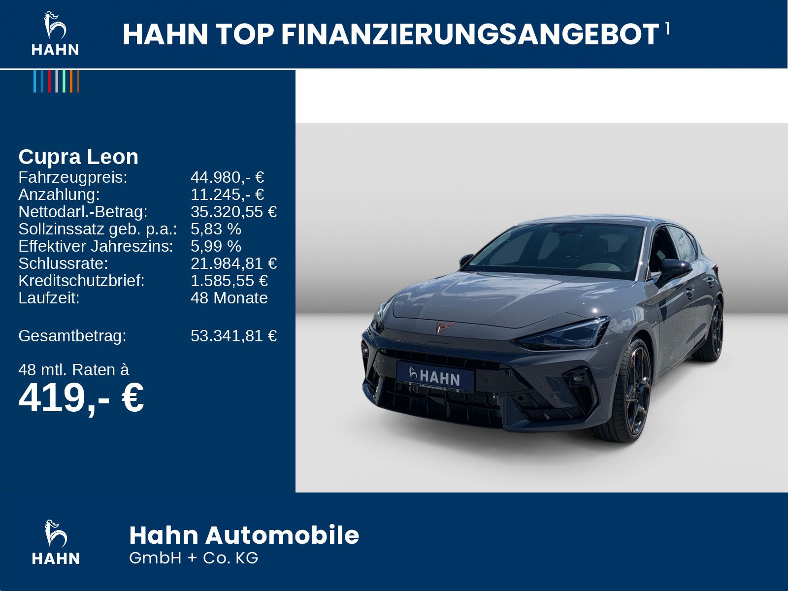 Cupra Leon VZ 1.5 e-HYBRID 272 PS DSG imagem 2