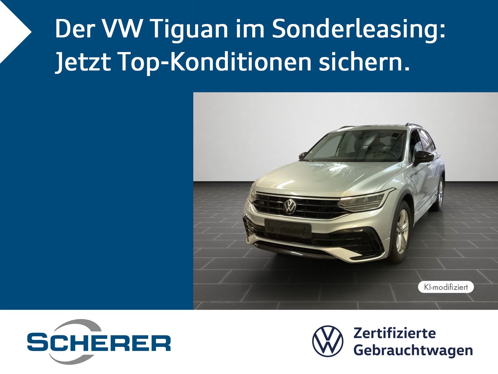 Volkswagen Tiguan R-Line 1,5 TSI DSG | 19" in Schwarz | 360