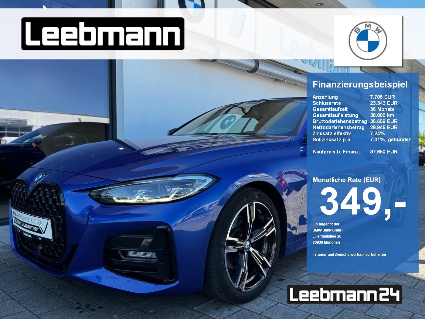 BMW 420i Cabrio M-Sportpaket LC-PROF 2 JAHRE GARANTI