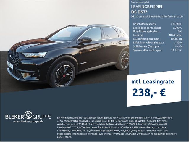 DS Automobiles DS7 Crossback BlueHDi 130 Performance Line+