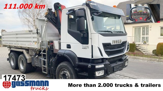 Iveco Trakker AD260T45 6x4 mit Kran Palfinger