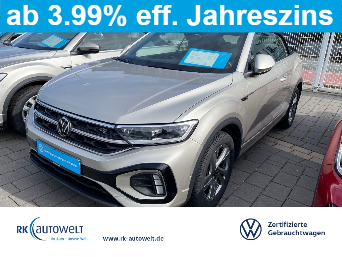Volkswagen T-Roc Cabriolet R-Line 1.5 TSI Navi LED ACC Appl foto 1