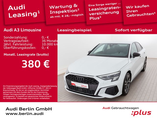 Audi A3 Limousine S line 30 TDI 6-G. SITZHZG LED PDC