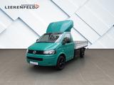 Volkswagen T5 Transporter Pritsche  Tieflader - Volkswagen grün