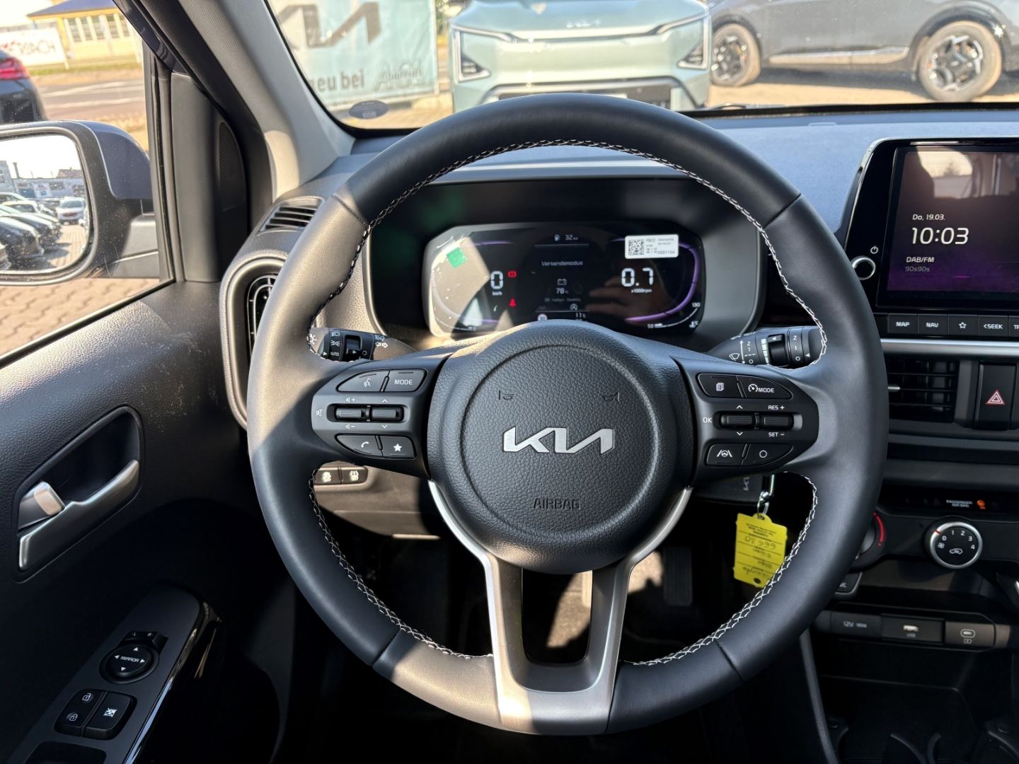 Fahrzeugabbildung Kia Picanto Vision Verkehrszeicherk Rückfahrkamera A