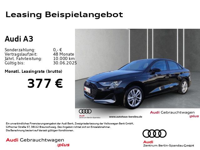 AUDI A3 Lim. 35 TFSI Adv. S tronic *Virt.C+*NAV+*SHZ*