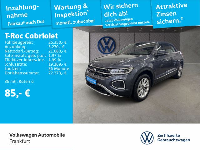 Volkswagen T-Roc Cabriolet 1.0 TSI Style Navi 17"Alu "Lane