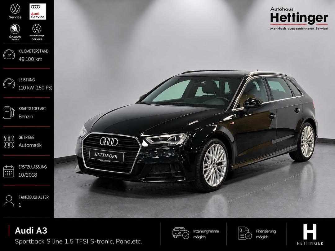 Audi A3 Sportback S line 1.5 TFSI S-tronic, Pano,B&O,