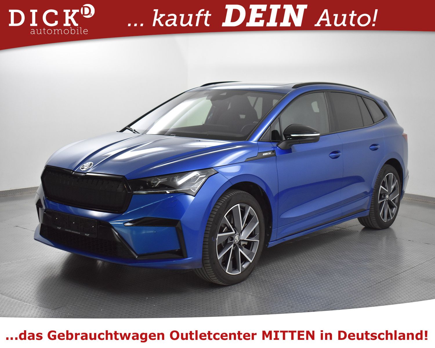 SKODA Enyaq 80 Sportline PANO+MATRIX+HEAD+AHK+360+VOLL - Image 4