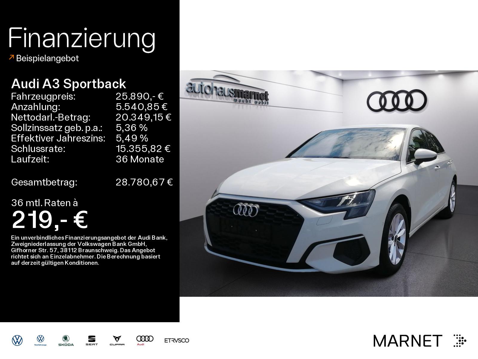 Audi A3 Sportback 35 TFSI*Navi*LED*Alu*Einparkhilfe*S