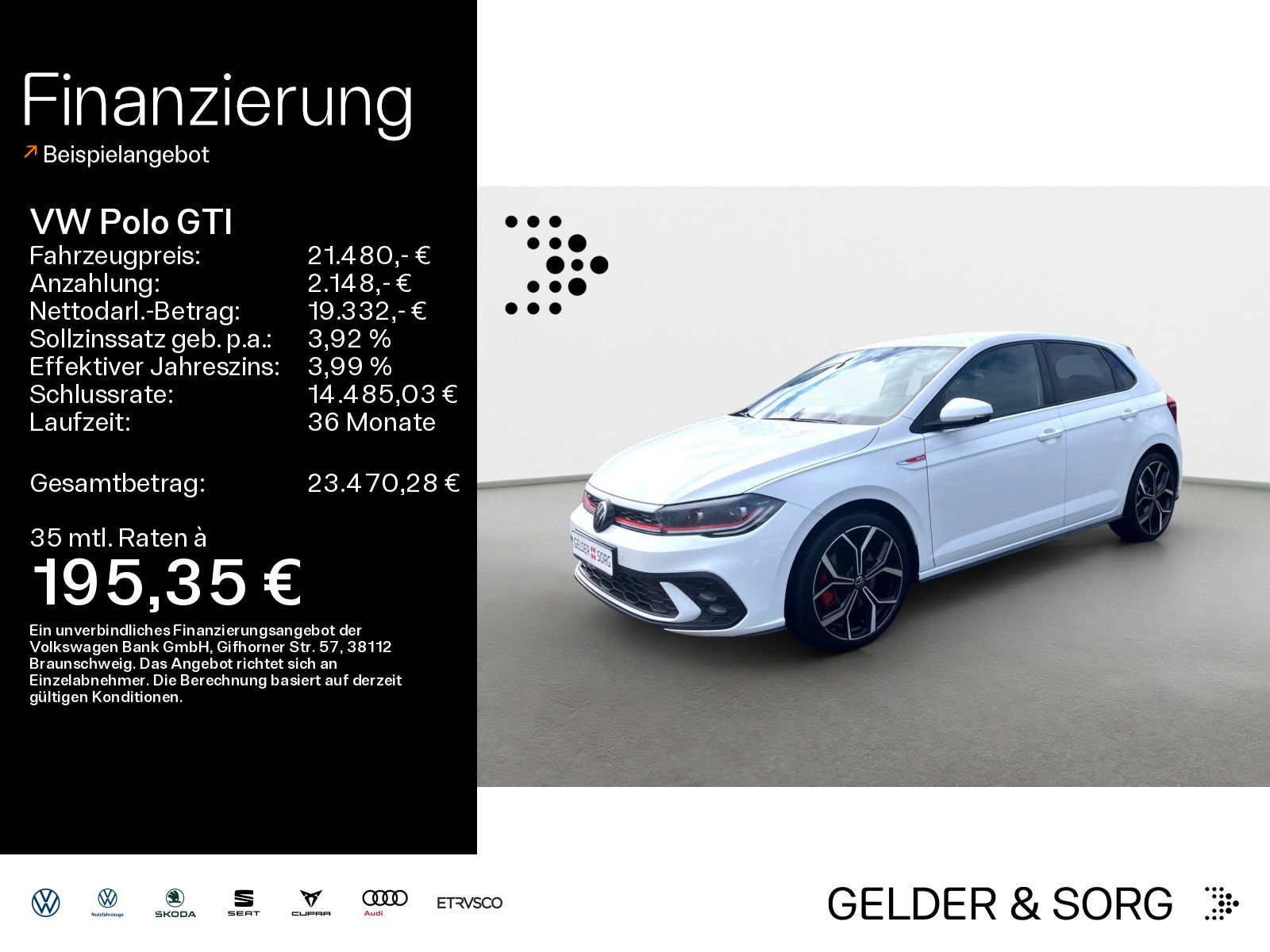 Volkswagen Polo GTI 2.0 TSI 18Z*Matrix*CarPlay*IQ.DRIVE*