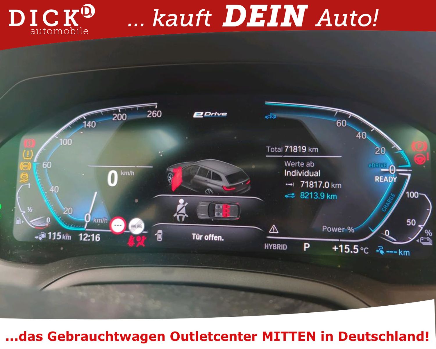 Fahrzeugabbildung BMW 320e xDr M SPORT/LED/VIRTU/HIFI/DAB/LEDER/SHZ/8F
