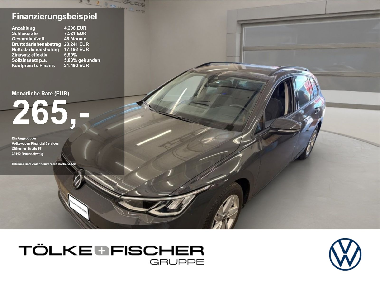 Volkswagen Golf VIII Variant 1.0 TSI Life ACC AHK Navi LED