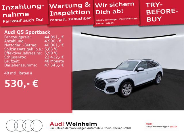 Audi Q5 Sportback 40 TFSI Black-Paket S-Line-Plus HD