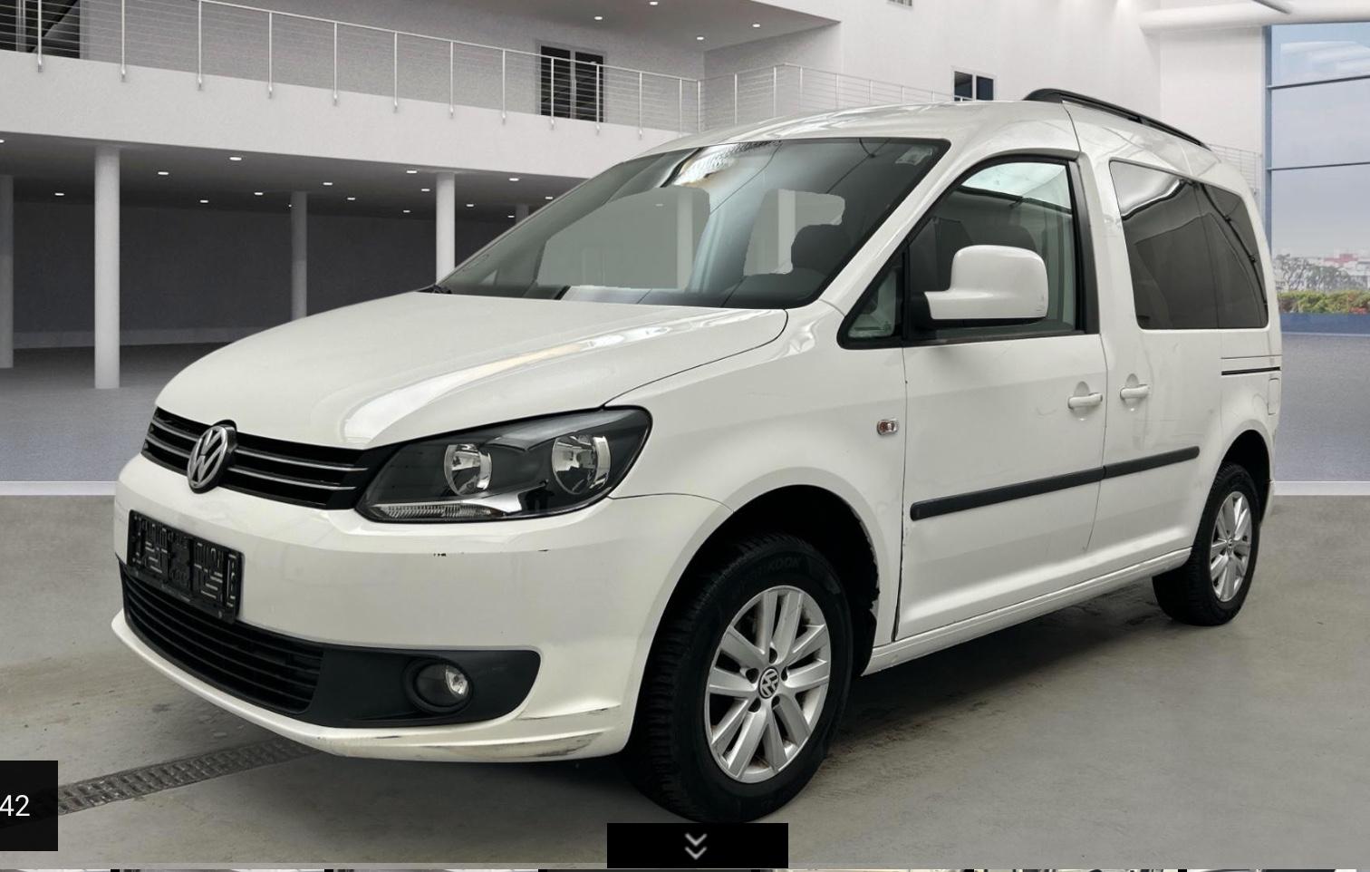 Volkswagen Caddy Kombi Comfortline EcoFuel GAS Benzin AC TÜ