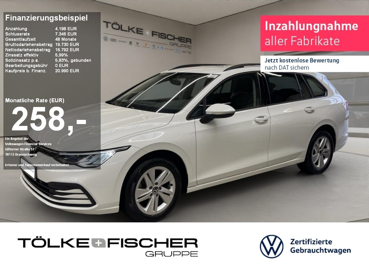 Volkswagen Golf VIII Variant 1.0 TSI Life ACC Kam. Navi LED