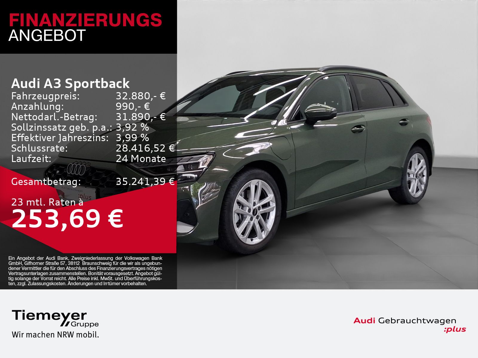 Audi A3 Sportback 40 TFSIe KAMERA AHK NAVO LED