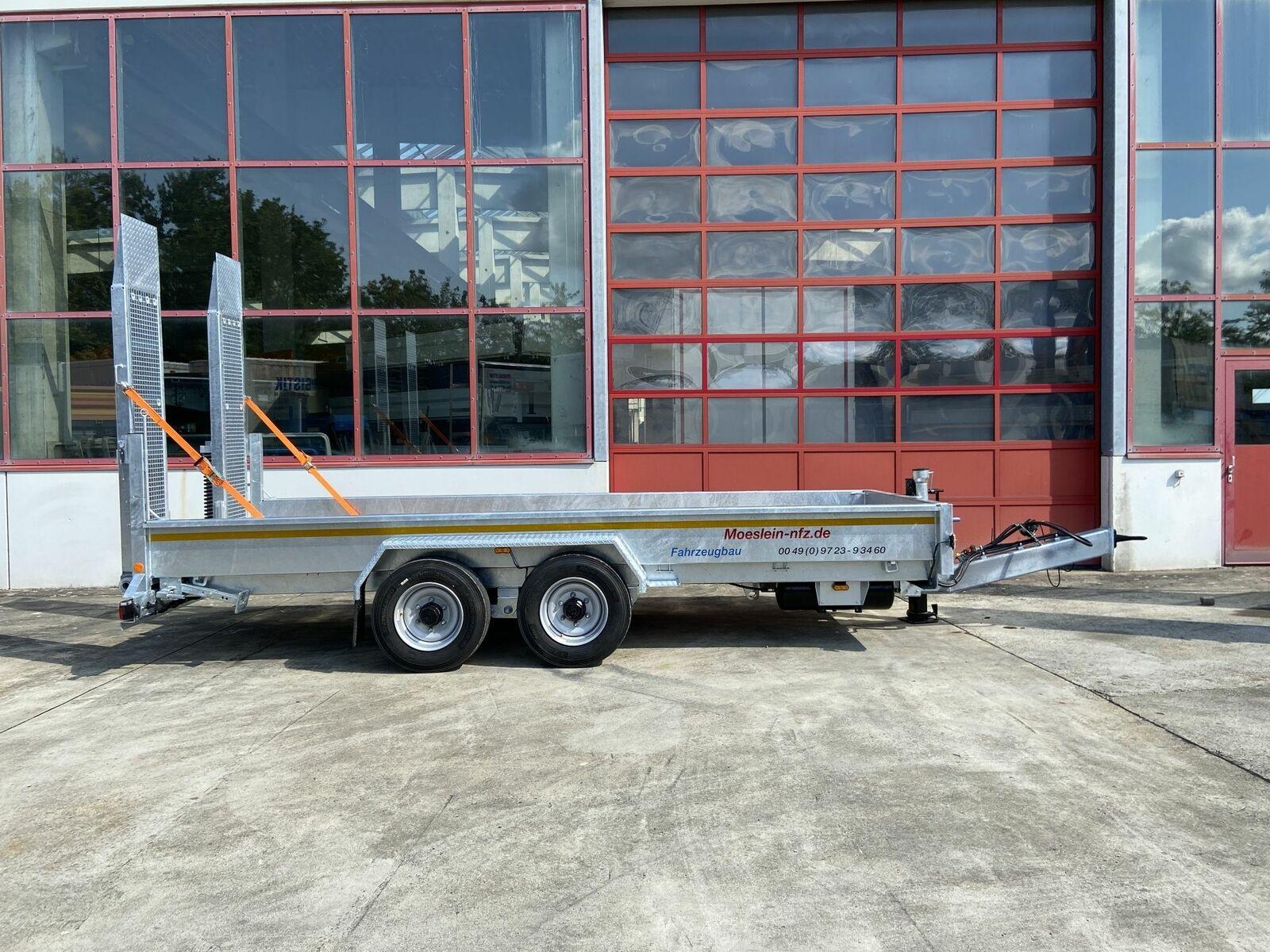 Möslein  Tandemtieflader5,50 m x 2 m, Feuerverzinkt