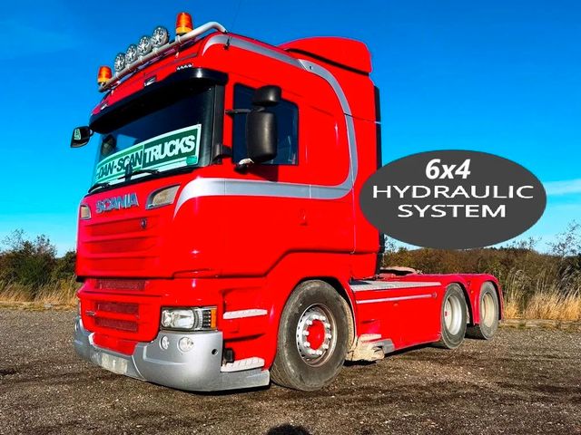 Scania R580 V8 6x4 tandem Hydr. Tractor. Air / Air susp