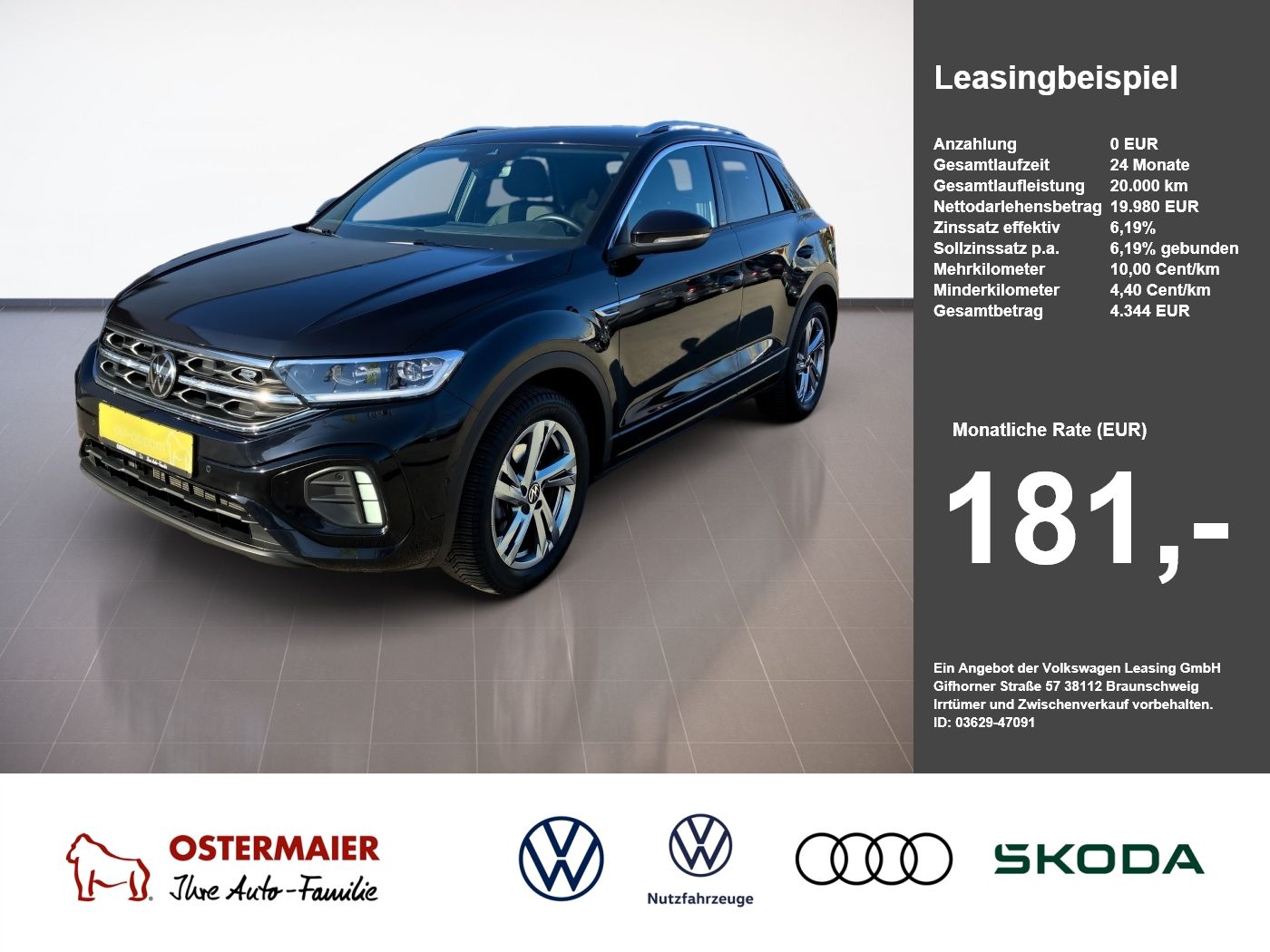 Volkswagen T-ROC R-LINE 1.0TSI 110PS.LED.NAVI.CLIMA.AHK.KAM