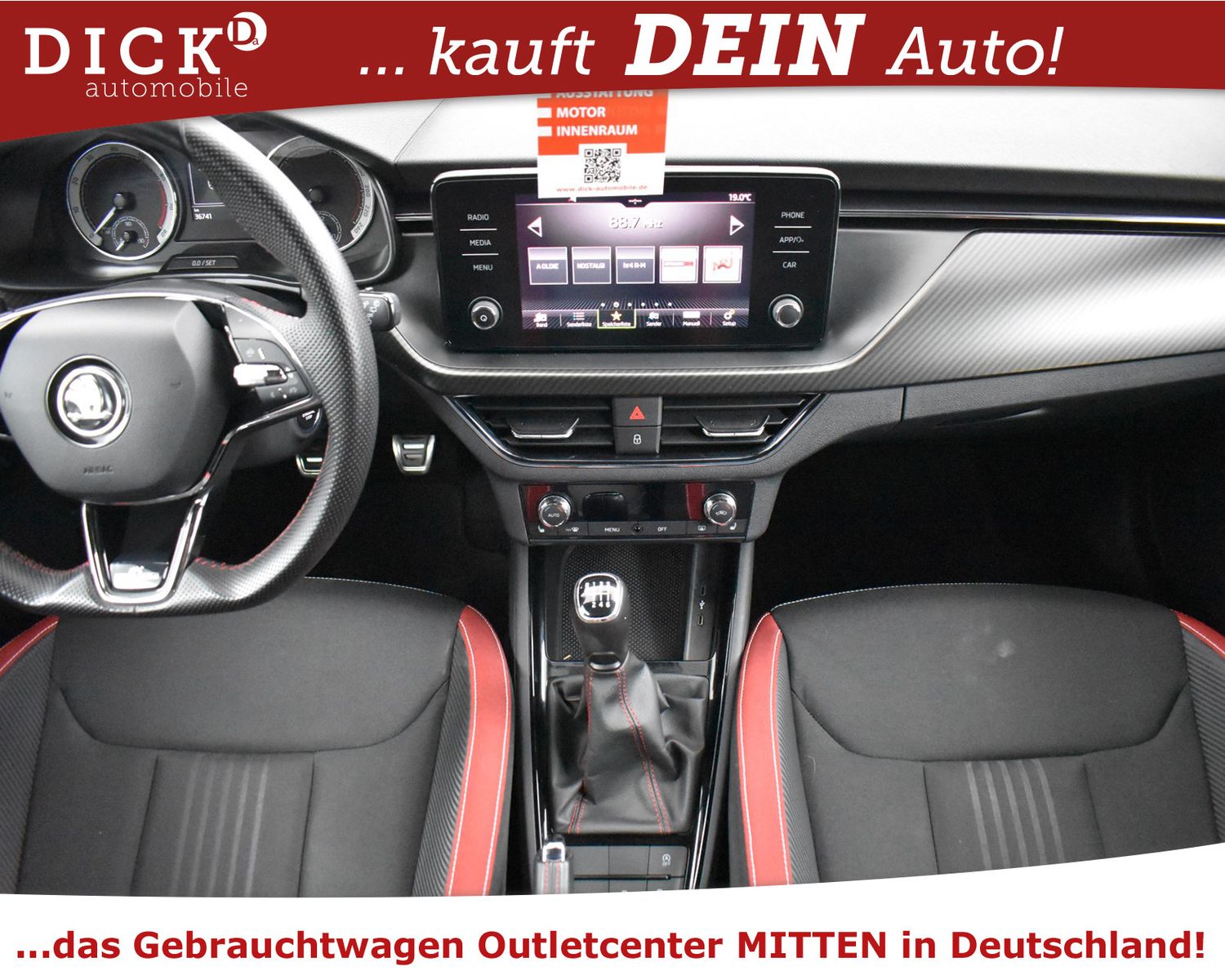 SKODA Kamiq 1,5 TSI Monte Carlo >PONO+LED+SHZ+KAM+AHK+ - Image 14