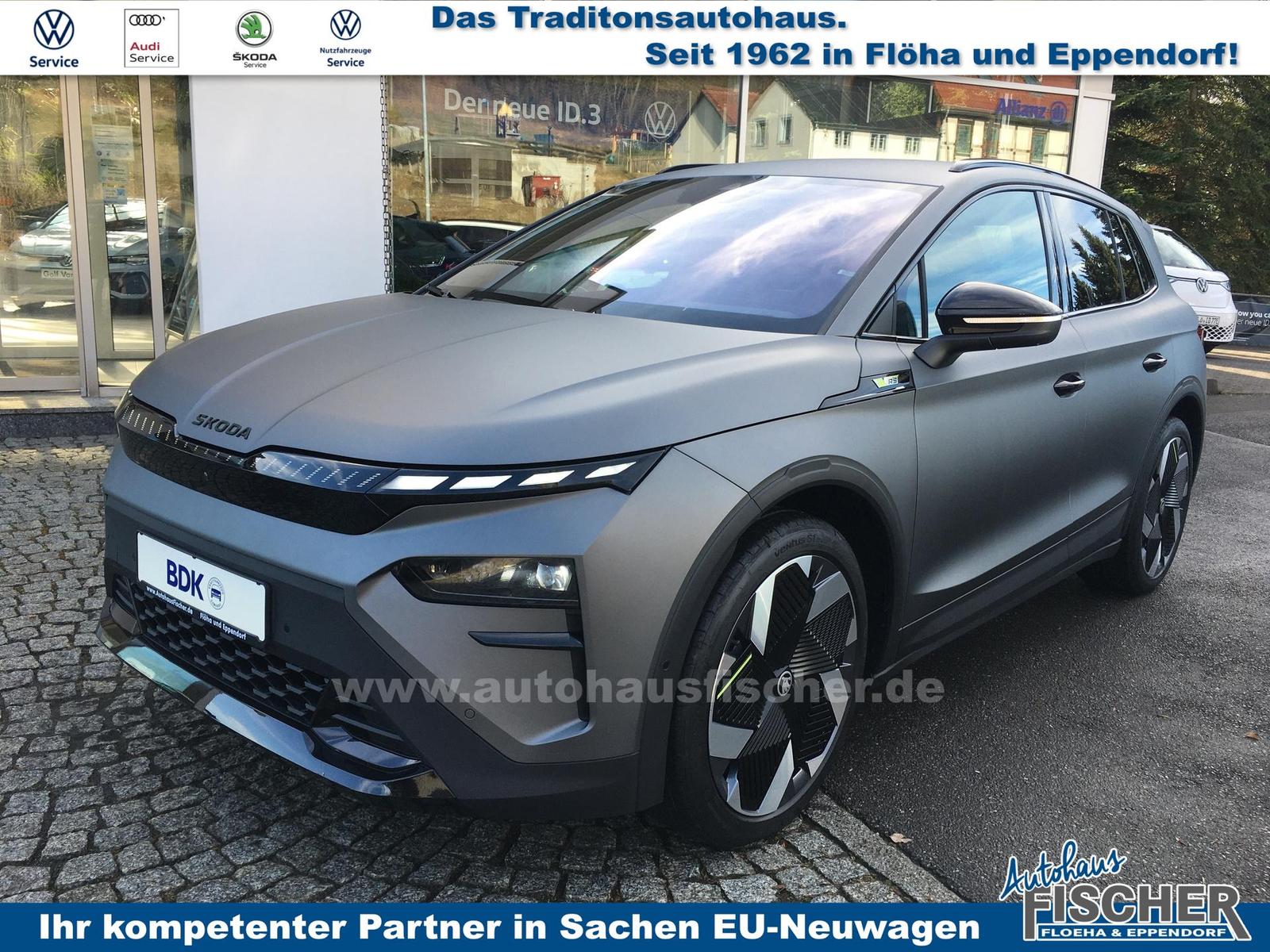 Skoda Elroq RS 130 4x4 84kWh AHK Wärmepumpe Matt-Lack