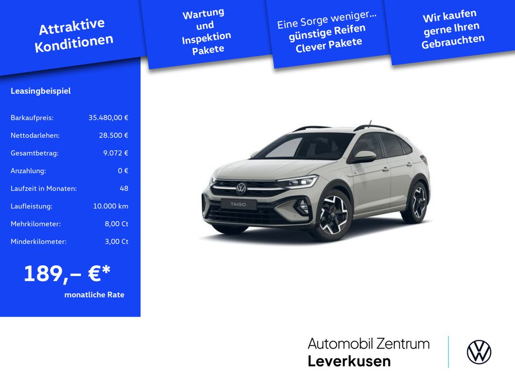 Taigo R-Line MATRIX KAM SHZ CARPLAY PDC KLIMA