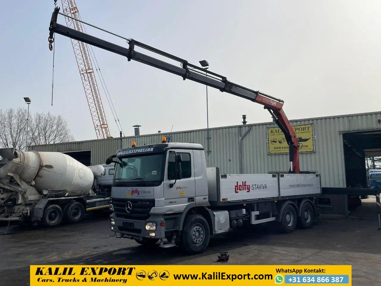Mercedes-Benz Actros 2644 Crane Truck Palfinger PK18500 Crane