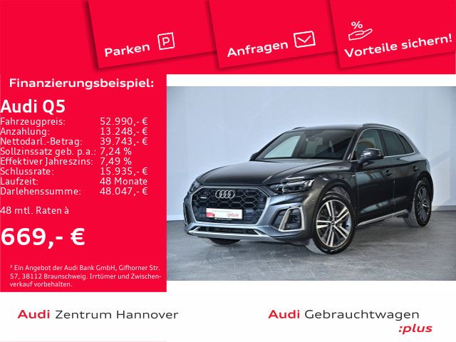 Audi Q5 S line 50 TDI quattro Matrix AHK Luft Kamera