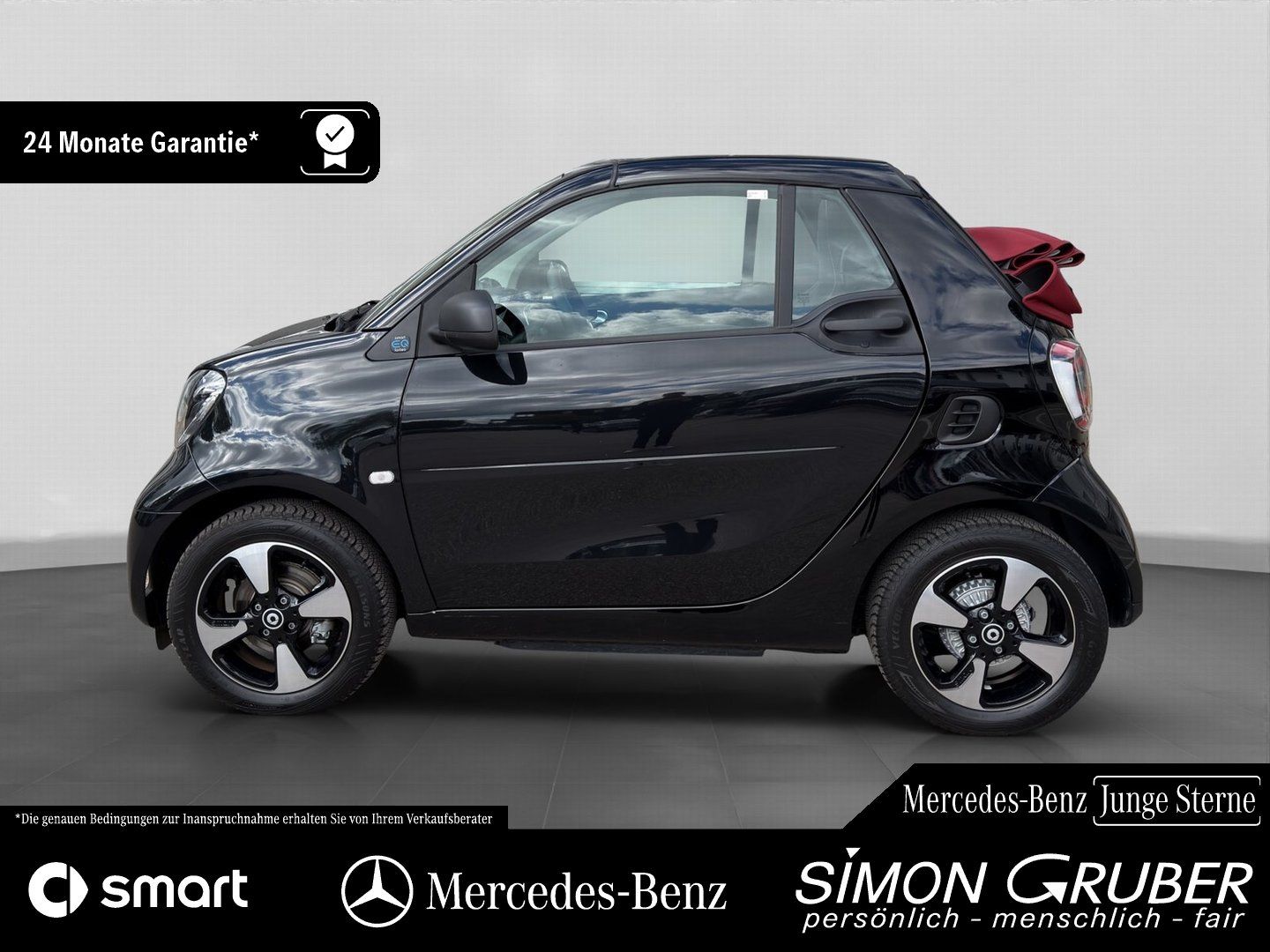 Fahrzeugabbildung Smart fortwo EQ Cabrio Exclusive Winter VollLED Kamera