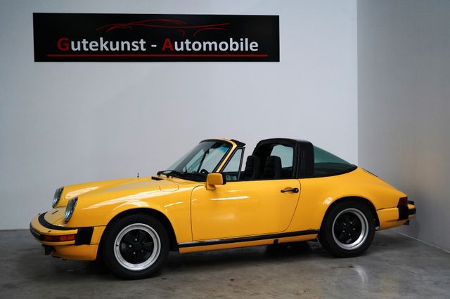 Porsche 911SC Targa,Klima,Leder,H-Zul,Scheckh,Talbotgelb