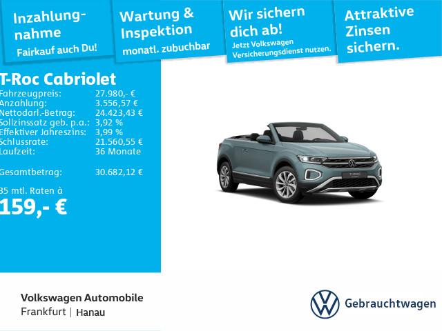 Volkswagen T-Roc Cabriolet 1.0 TSI Style LED-PLUS+NAVI+APP+, миниатюра 2