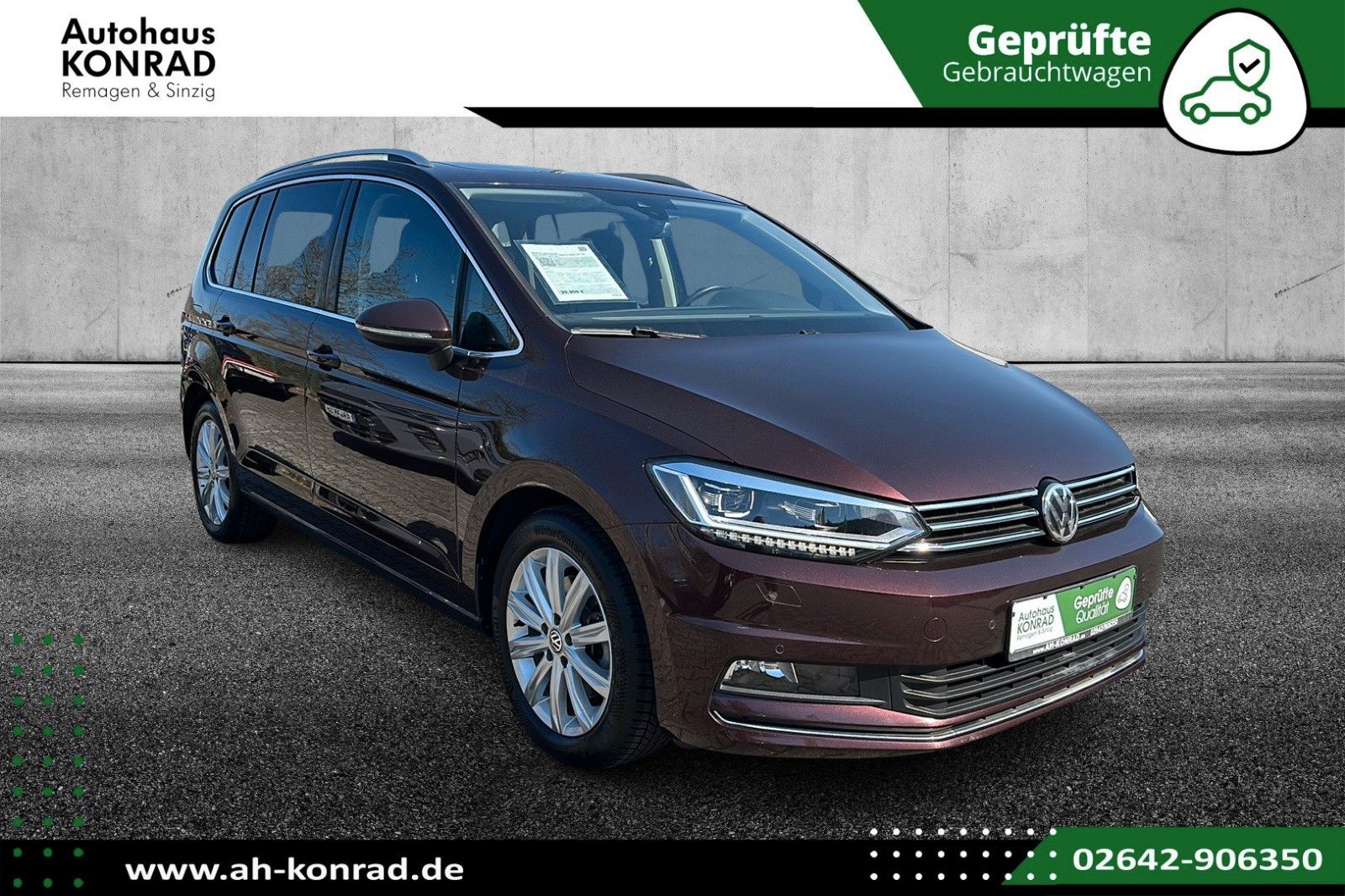 Fahrzeugabbildung Volkswagen Touran Highline BMT 2.0 TDI DSG-Pano-AHK-Navi