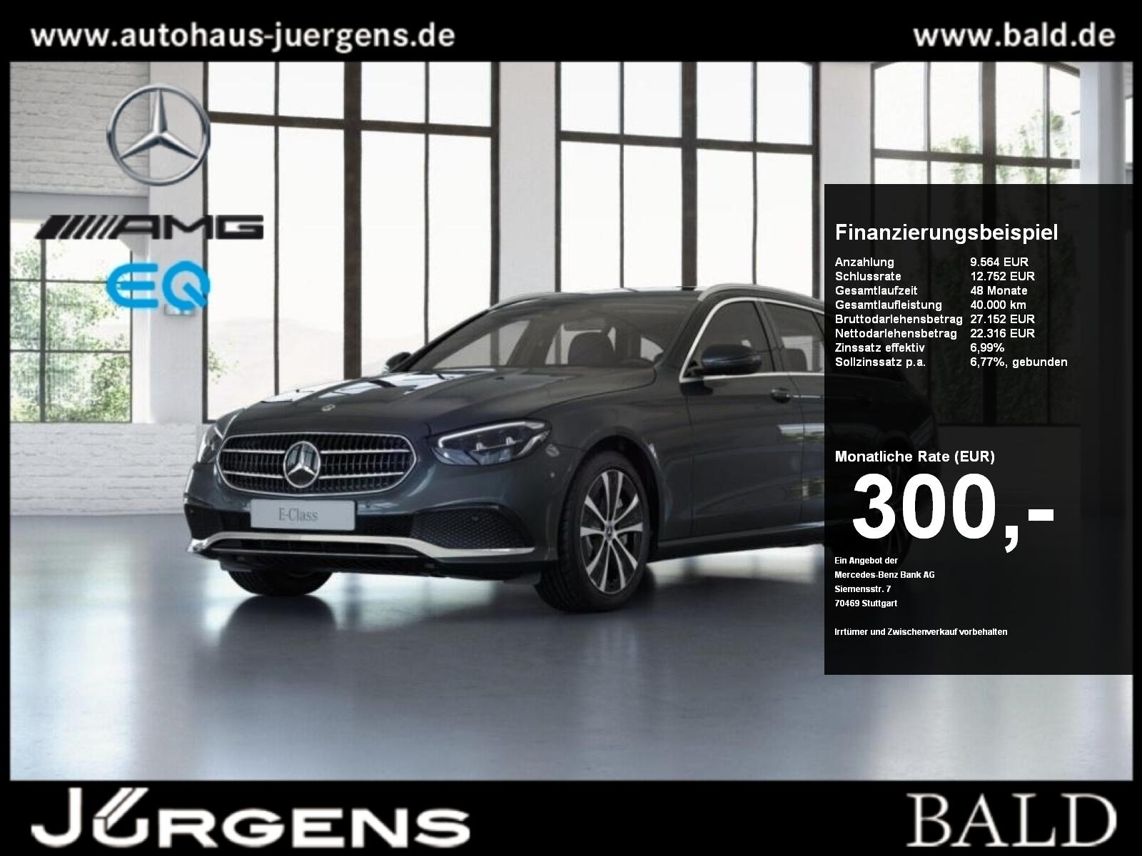 Mercedes-Benz E 300 de 4M T Avantgarde/Exclusive/Distr/LED/Cam