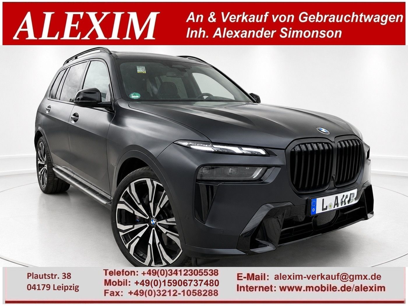 BMW X7 xDrive/40d/MSport/WERKSGARANTIE bis 09.28
