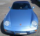 Porsche 968 Cabriolet, neues Verdeck frisch vom Sattler - blaue Porsche 968