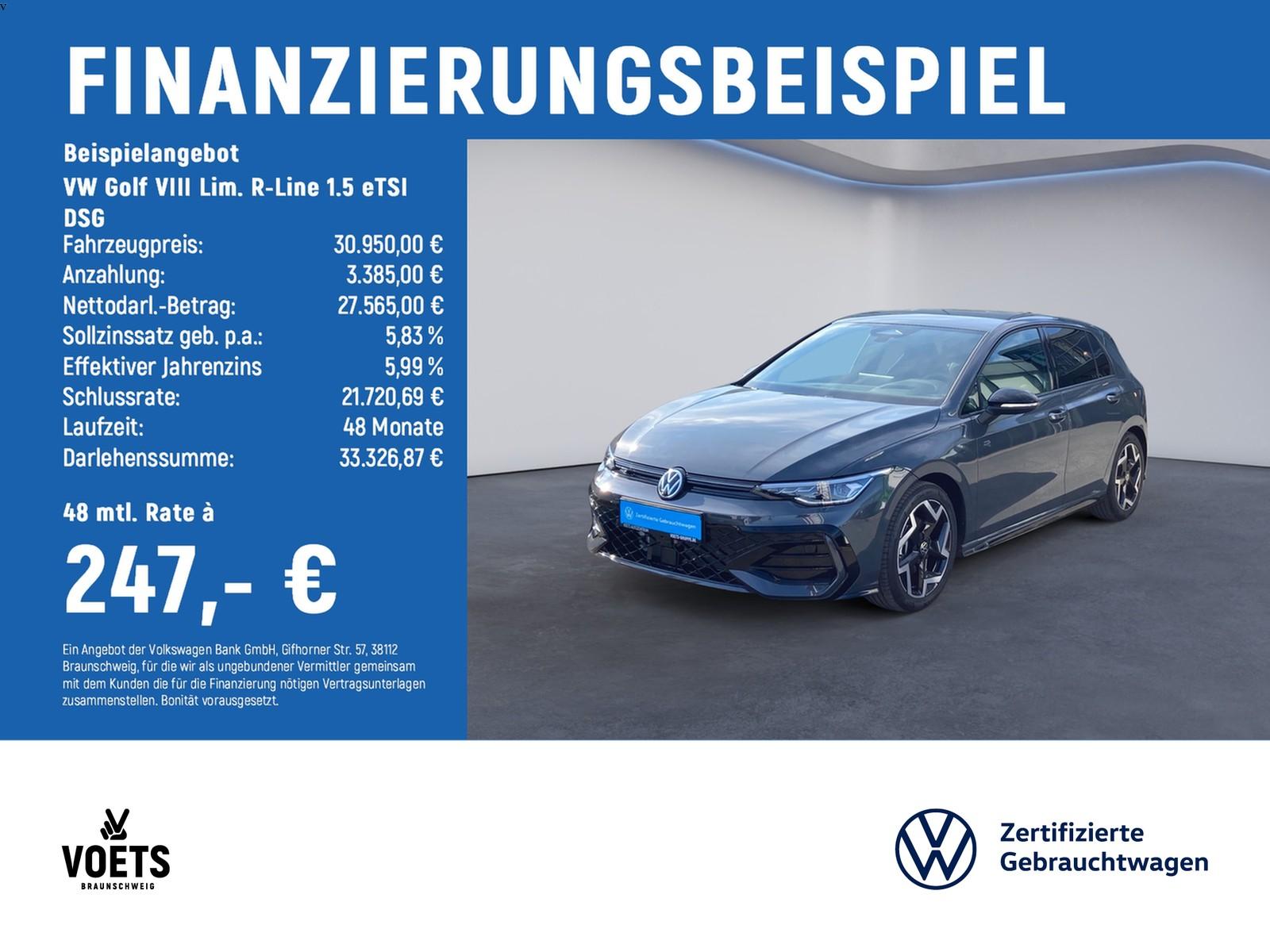 Volkswagen Golf VIII Lim. R-Line 1.5 eTSI DSG TravelAssist
