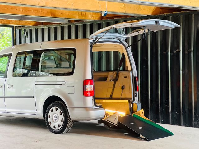 Volkswagen Caddy Maxi Behindertengerecht-Rampe