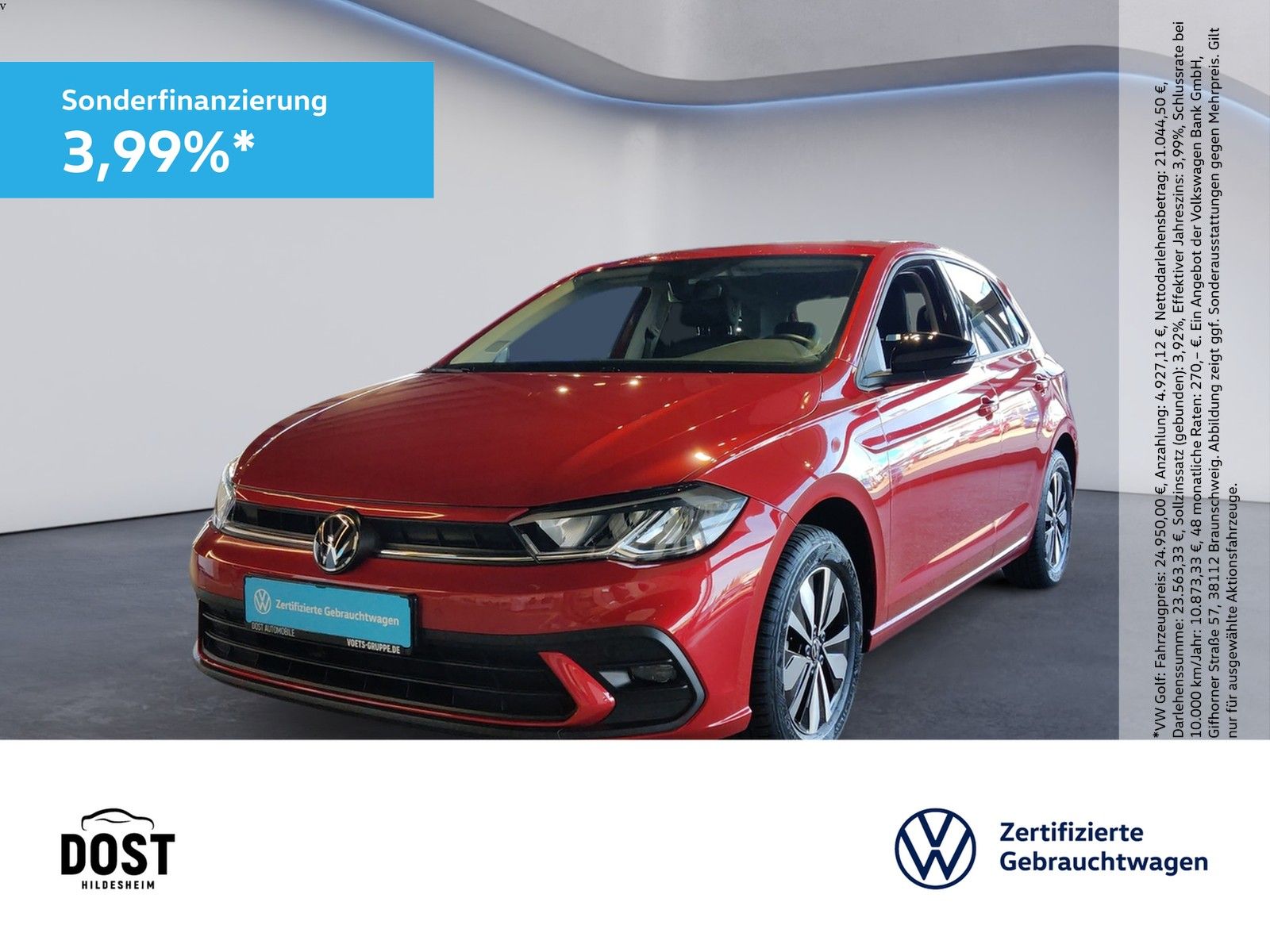 Volkswagen Polo 1.0 TSI Goal ACC+LED+NAVI+PDC+SHZ