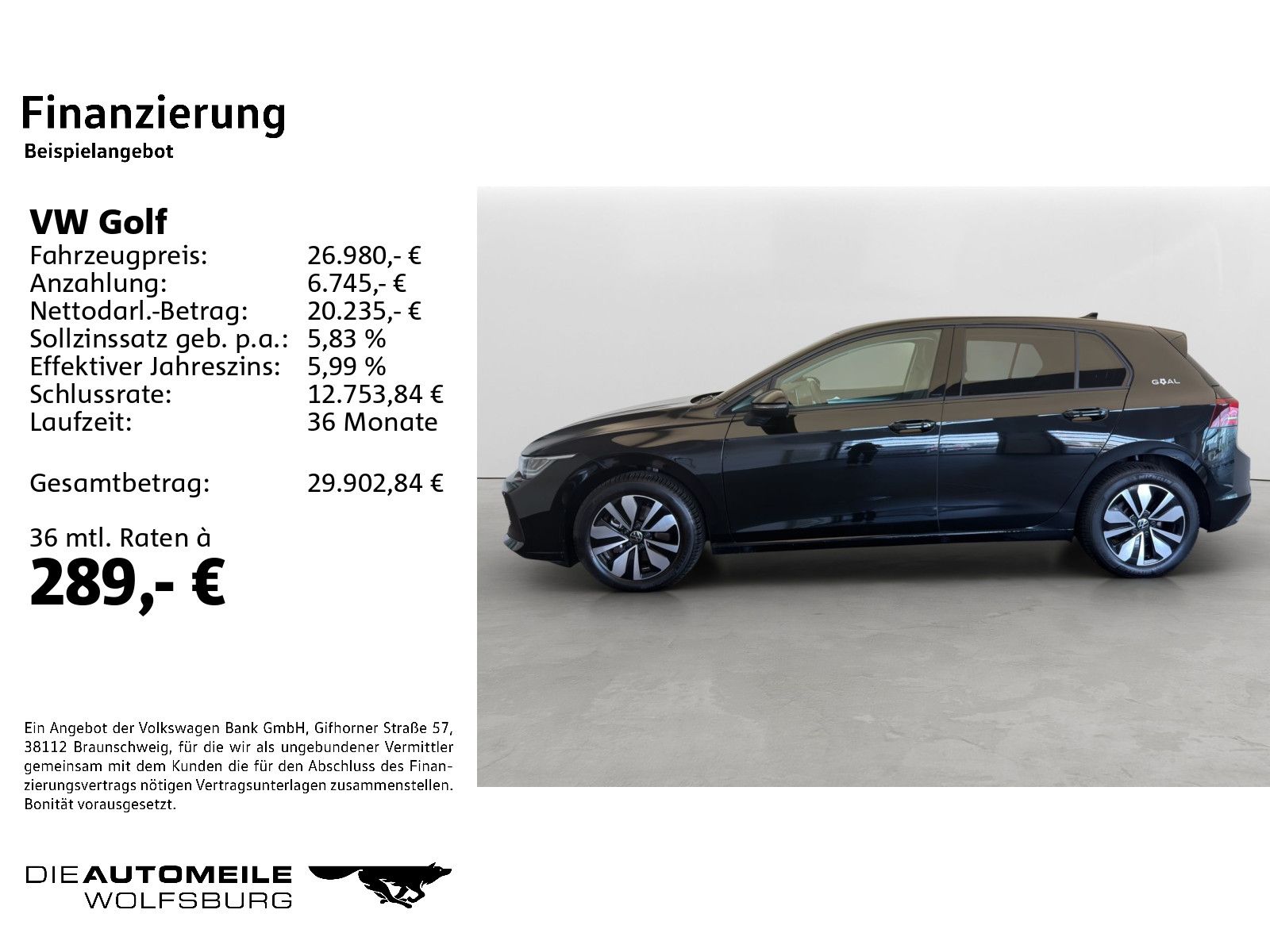 Volkswagen Golf Life 1,5 l eTSI DSG GOAL AHK Rückkam ACC foto 2