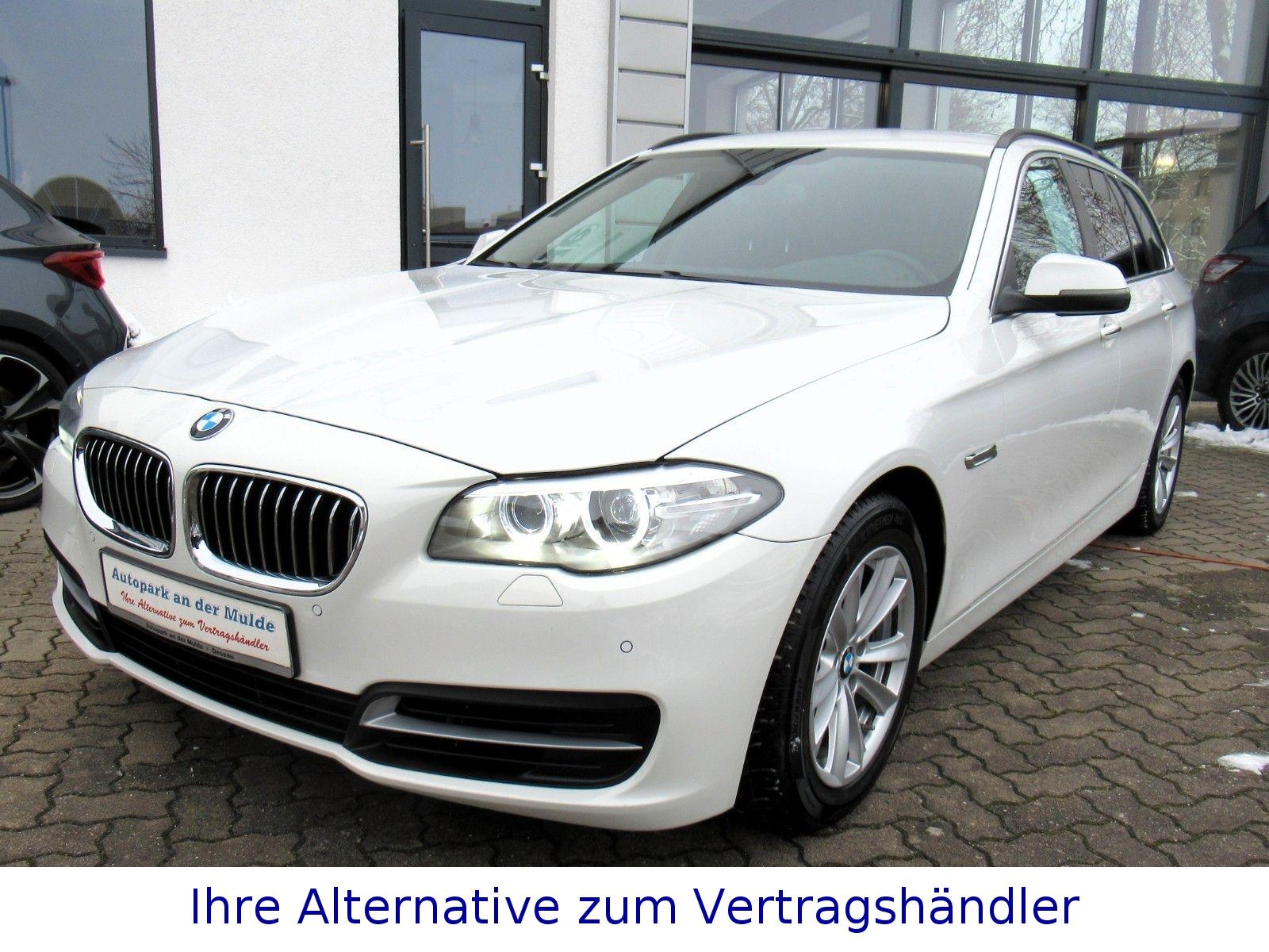 BMW 520dA Touring*AHK schw.*Bi-Xenon*Navi*HiFi*Allwe