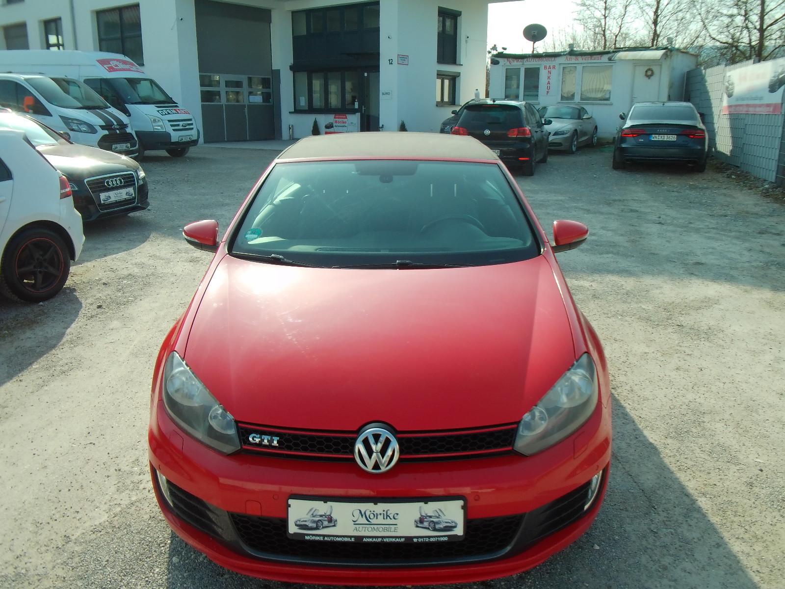 Volkswagen Golf VI Cabriolet GTI*Leder*1.Hd*PDC*6.Gang**