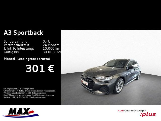 A3 Sportback 40 TFSI e S LINE LED+VCP+KAM+AHK+HU