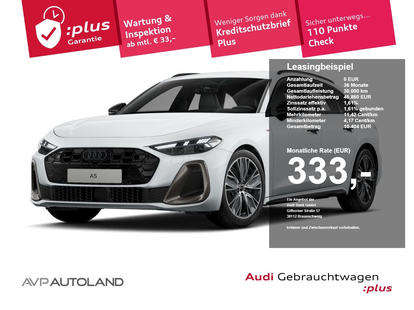 Audi A5 Avant TFSI S tronic S line edition one AHK