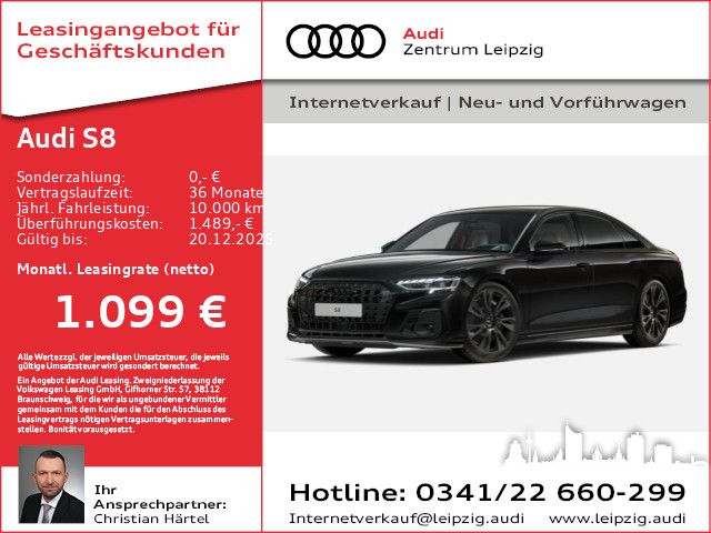 Audi S8 TFSI HD-MATRIX*OLED*AHK*WR*PANO*HuD*StHz*21**