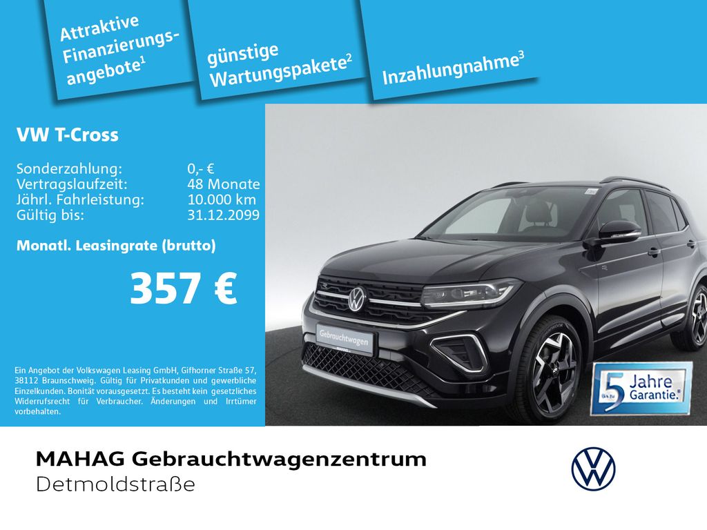 Volkswagen T-Cross 1.5 TSI R-Line Navi IQ.LIGHT DigCockpitP